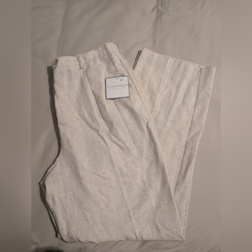 Sag Harbor harbor Women's Linen Pants - Picture 10 of 10